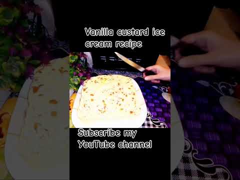vanill custard ice cream  recipe by Cooking With Nosheen