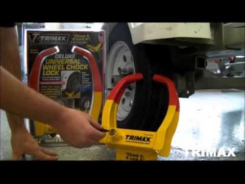 Wheel Chock Locks by TRIMAX