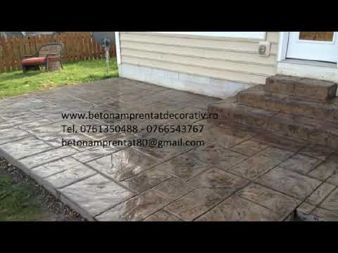 Beton Amprentat Găvănești - Buzău  Tel.0761350488 -0766543767