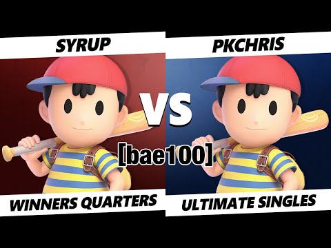 bae100 Winners Quarters - Syrup (Ness) Vs. PKChris (Ness) SSBU Ultimate Tournament