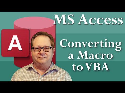 Converting a Macro to VBA Code in Microsoft Access