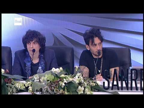 Ermal Meta, Fabrizio Moro - Sanremo 2018 press conference