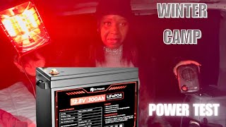 Winter Camping in Freezing Temperatures with the Dr.Prepare Battery