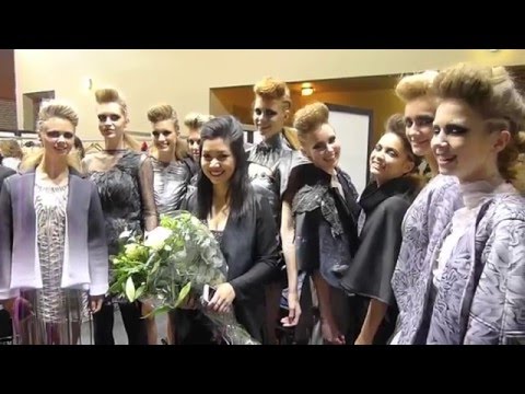 Happy Andrada at Mercedes Benz Fashion Week Amsterdam 2016