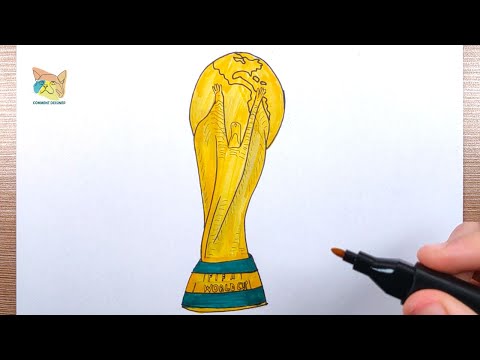 comment dessiner la coupe du monde