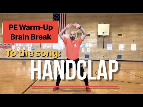 PhysEdZone: “Handclap” PE Dance Fitness Warm-up | Brain Break
