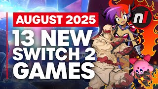 13 Exciting New Games Coming to Nintendo Switch 1 & 2 - August 2025