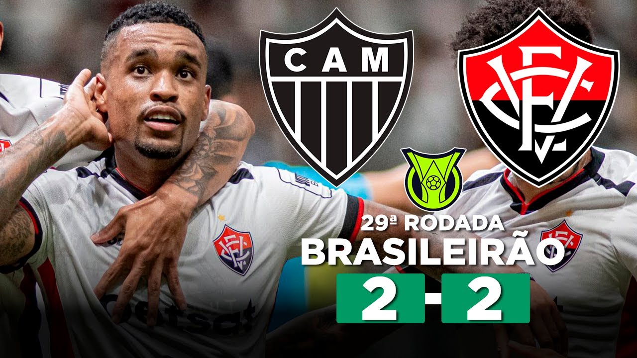 ATLÉTICO-MG x VITÓRIA AO VIVO Brasileirão Série A 2024 29ª Rodada | Narração
