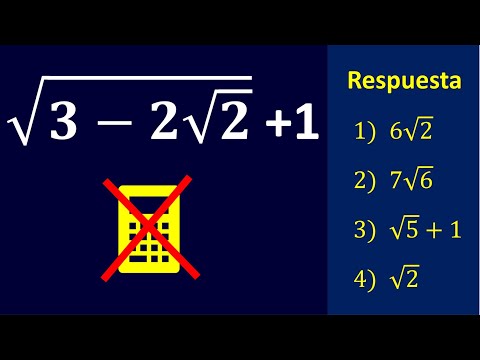 operaciones aritméticas con raíces, √[3-2√2]+1