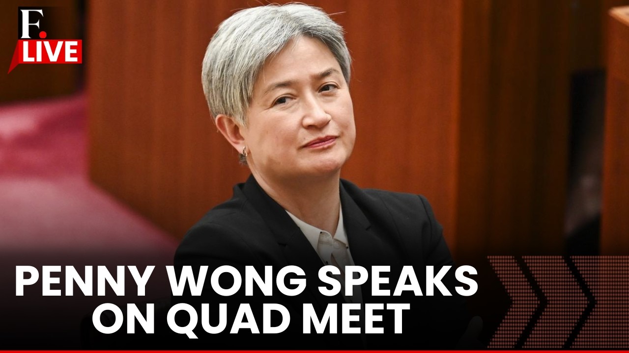 LIVE | Australian FM Wong speaks on PM Modi's Australia Visit I China on Quad meet I Bilateral ties