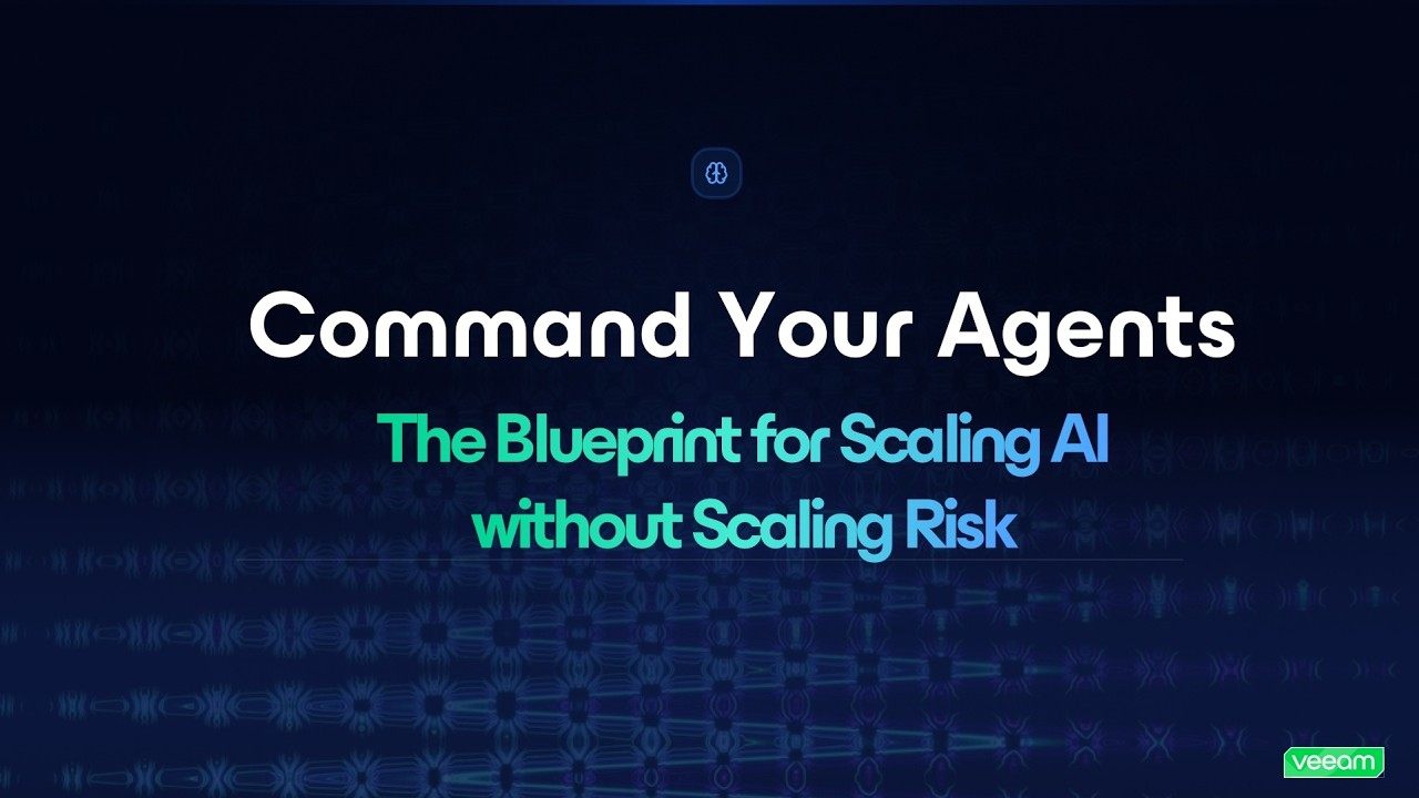 Command Your Agents: The Blueprint for Scaling AI Without Scaling Risk  video