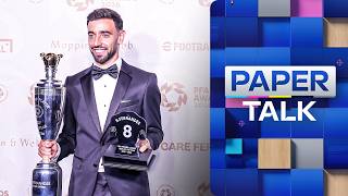 Bruno Fernandes wins men's PFA Players' Player of the Year for the 2025/26 season | Paper Talk