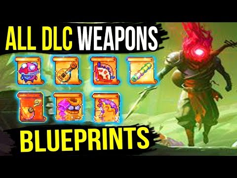 Dead Cells - The Bad Seed DLC ALL WEAPONS Blueprints + Outfits Every New Weapon