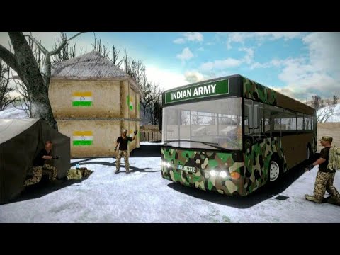 Indian Army Off Road Bus Driver: Driving Simulator //gaming time