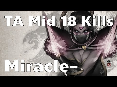 Miracle- Plays Templar Assassin Mid 18 Kills! Ranked Match - DotA2 Rage Quit Channel