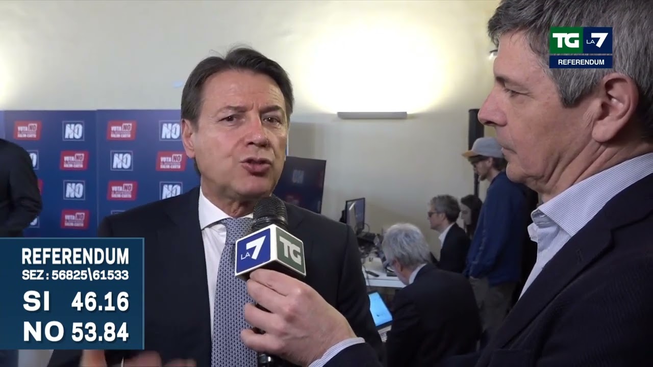 Referendum Giustizia, Conte: "Affitto di sfratto a Meloni ma giusto che non si dimetta"