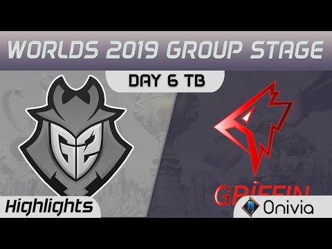 G2 vs GRF Tiebreaker Highlights Worlds 2019 Main Event Group Stage G2 Esports vs Griffin by Onivia