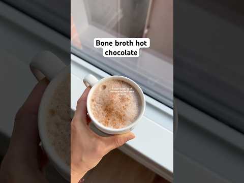 Bone broth hot chocolate for the win !!