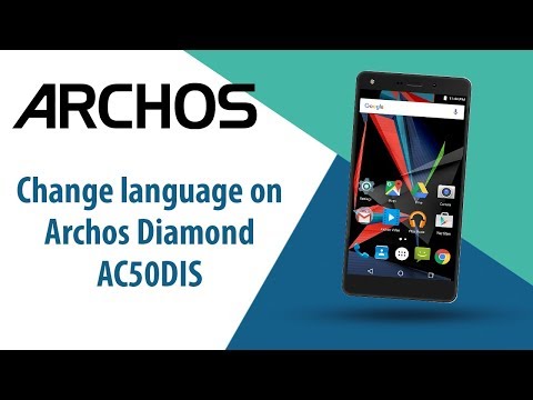 How to change language on Archos Diamond AC50DIS?
