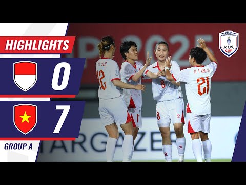 🇮🇩 INDONESIA 0-7 VIETNAM 🇻🇳 | #MSIGSERENITYCUP2025 HIGHLIGHTS