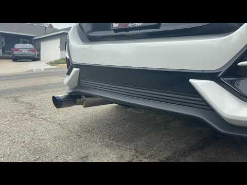 10th gen Honda Civic hatchback non-sport BLOX exhaust