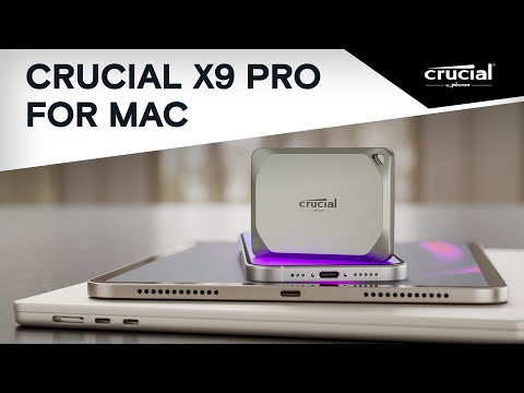 Crucial X9 Pro for Mac 1TB Portable SSD | CT1000X9PROMACSSD9B