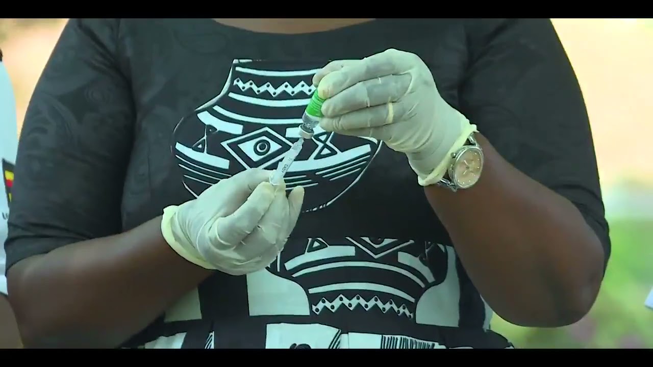 President Museveni and First Lady Janet vaccinated with Astrazeneca vaccine