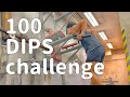【過酷】ディップス100回タイムアタック!①