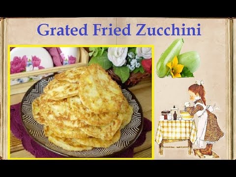 Grated Fried Zucchini / Book of recipes / Bon Appetit