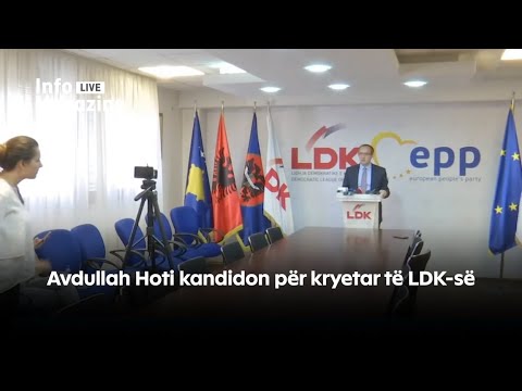 Avdullah Hoti kandidon për kryetar të LDK-së - 25.01.2026