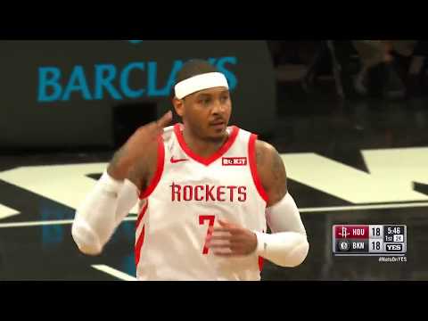 Carmelo Anthony Drops Season-High 28 Points In Win Against Brooklyn Nets | 03-11-2018