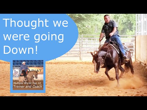 This movement makes him prone to tripping.