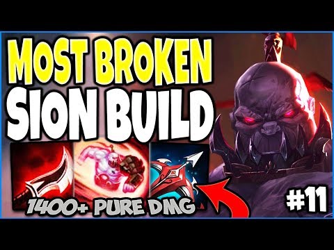 MOST BROKEN SION SEASON 9 BUILD 🔥 450 AD + 4000+ HP = 1400+DAMAGE WITH R | Bronze to Diamond Ep #11