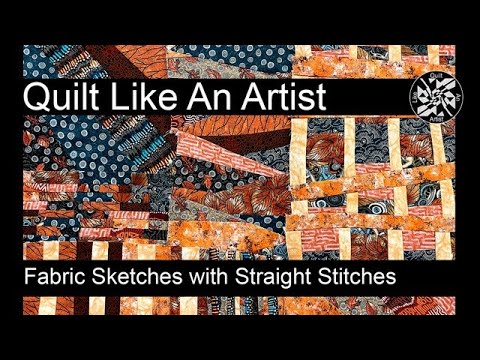 Garment 1 - Part 1 - Improv Quilting - Things are Kind of Batty in the Studio!