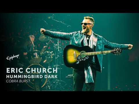 Epiphone Eric Church Hummingbird Dark Studio Cobra Burst