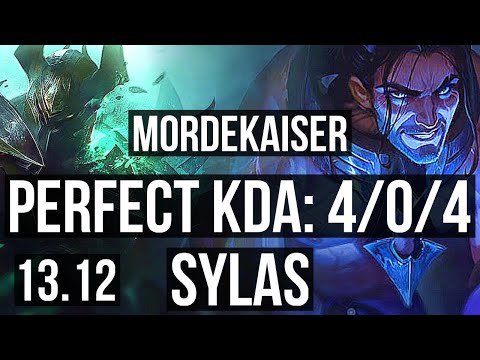 MORDEKAISER vs SYLAS (TOP) | 4/0/4, 300+ games | EUW Master | 13.12