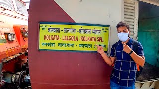 Kolkata To Lalgola Dhano Dhanye Express Train Journey.