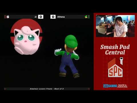 SPC 143 Amateur Losers Finals - JJ (Puff, Falco) vs Athena (Luigi)