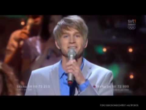 Melodifestivalen 2010 D3 - Hur kan jag tro pa kärlek - Erik Linder