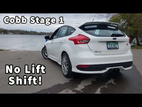 Focus ST Cobb Tune First Drive and Impressions! (No Lift Shift+Launch Control)