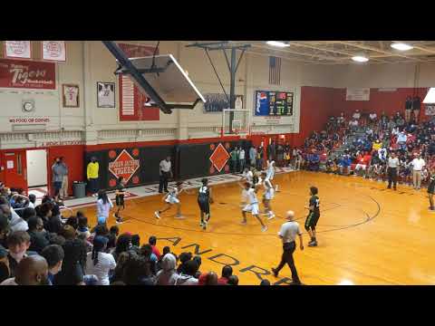Naeem Burroughs 3 pointer vs Landmark