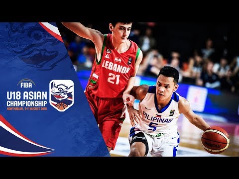 Philippines v Lebanon - Full Game - FIBA U18 Asian Championship 2018