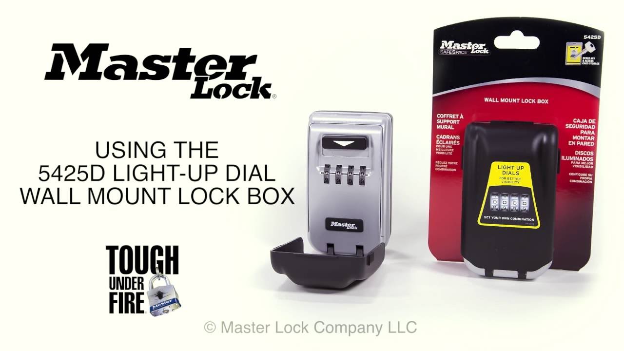 Masterlock Schlüsselsafe 5425EURD Grau