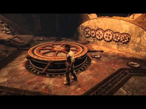 Uncharted 3 Drake's Deception Remastered - Chap 11 As Above, So Below: Gear Cogs Puzzle Gameplay