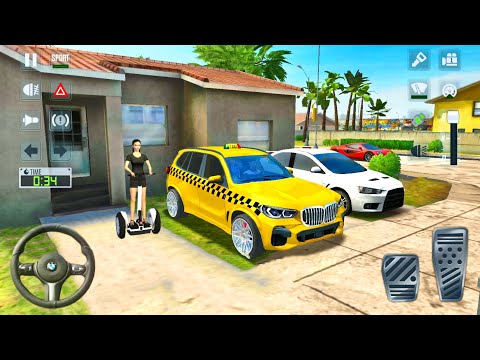 BMW 2020 Taxi Car - City Taxi Driver Simulator #9 - Android Gameplay - YouTube