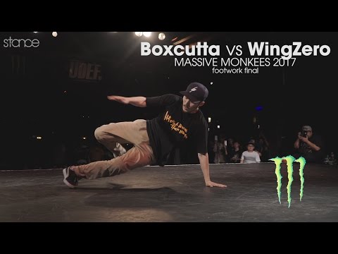 Boxcutta vs WingZero [footwork finals] // .stance // Massive Monkees 2017 - UDEF