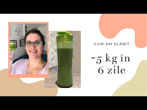 CUM AM SLABIT 5KG IN 6 ZILE/ Dietă de detoxifiere /12 days slim Smoothie challenge /CURA DE SLABIT