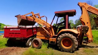 Moving Dirt...And Breaking A Backhoe - Case 580K