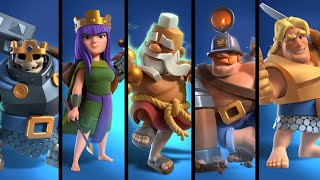 All Champion Deploy, Super AND Death Sounds In Clash Royale!