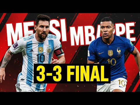 The GREATEST World Cup Final EVER?! 🤯 Messi vs Mbappé Epic GOAL Battle!